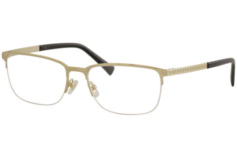 half rim versace glasses|Versace Men's Eyeglasses VE1263 1002 Gold Half Rim Optical .